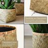 VIVANNO Blumentopf Bambus CISTELLA Rund - Natur Geflochten (1 St), 37x29 cm Bild 4