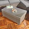 Sitzgruppe Gartenmöbel Lounge Sitzgarnitur Rattan Gartenset Sitzgruppe Terrasse Bild 5