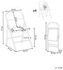 Esszimmerstuhl 4er Set SPARKS Hellgrau Bild 3