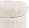 Duhome Hocker (9268B1), Runder Polsterhocker mit Stauraum, drehbar Bild 4