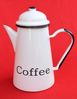Kaffeekanne 578TB Coffee emailliert 22cm Wasserkanne Kanne Emaille Nostalgie Teekanne Bild 1