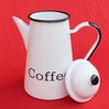 Kaffeekanne 578TB Coffee emailliert 22cm Wasserkanne Kanne Emaille Nostalgie Teekanne Bild 2
