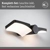 Paulmann 94766 LED Außenwandleuchte Pekana Anthrazit Aluminium 3000K IP44 Bild 3