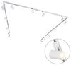 Qazqa Schienensystem-Sets Iconic jeana, ohne Leuchtmittel, Warmweiß, QAZQA Schienen­leuchte, gu10, Weiß, Stahl, Modern Bild 2