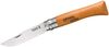 Opinel Messer No 08 Carbon Griff Buche 8,5cm lange Carbonstahlklinge, silber/natur Bild 1