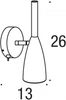 Wandleuchte, PURE, 1 x GU10/8W weiß Bild 4