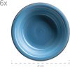 Mäser 931602 Tafelservice Lumaca für 6 Personen, Steingut, dunkelblau (1 Set, 12-teilig) Bild 4