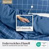 Blumtal Bettwäsche Biber Bettwäsche Oeko-TEX zert. Flanell Bettwäsche Baumwolle 100%, 60 °C waschbar Bild 2