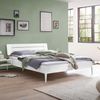 Hasena Lounge Busseto 160x200 MDF weiss - Fusshöhe 25 cm Massivholzbett Bild 2