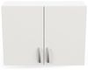 Hängeschrank >Nova< in matt weiss - 80x60x28cm (BxHxT) Bild 3