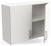 Hängeschrank >Nova< in matt weiss - 80x60x28cm (BxHxT) Bild 4