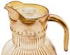 Ripple Karaffenset aus Glas – 1,8 Liter Karaffe mit 6 Gläsern Braun/Gold Bild 4