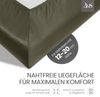 Mako-Satin Spannbettlaken dark olive 120x200cm Bild 3
