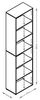 Aktenregal >Trio< in Sonoma-Eiche - 57x226x33cm (BxHxT) Bild 3