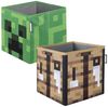 MINECRAFT - Aufbewahrungsboxen im 2er Set, faltbare Stoffboxen mit Stauraum, Creeper Design Bild 3
