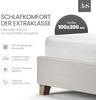 Bettwaesche-mit-Stil Mako-Satin Spannbettlaken weiß 100x200cm Bild 2