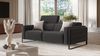 Sofanella 3-Sitzer DELTONA Stoffbezug verstellbar Stoffcouch in Creme Bild 2