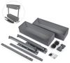 Prima-Online Auszugsunterschrank Schrankauszug Küche 2 Etagen 150–200mm Softclose WOPLUS Anthrazit/Weiß Bild 4