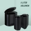 5 l Bad Mülleimer mit 2 Innenbehältern 10050079_46 Bild 5