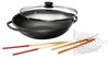 Kopf Wok Mai-Lu, Aluminiumguss, Ø 36 cm, Induktion, Antihaftbeschichtung, inkl. Glasdeckel & Zubehör Bild 4