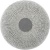 ENGLISH HOME Pouf Hocker | Rund Sitzpouf | Sitzhocker | Sitzpuff | Fußhocker | Strick Puff Hocker für Wohnzimmer, Schlafzimmer | Strickhocker Pouf Grau 35x50 cm Bild 4