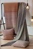 Fussenegger SAVONA throw gradient/herringbone terra cotta 200 x150 cm Bild 3