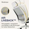 Steelcase Series 2 Bürostuhl mit Netzrücken in Möwengrau und Sitzbezug in Trüffel mit Kopfstütze, 72 x 64 x 101 cm Bild 5