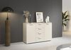 rauch Aditio Box, Kommode, 2-türig, 4 Schubladen, mit Softclose-Funktion, Farbe Beige, BxHxT 120x81x42cm Bild 2