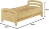 Seniorenbett extra hoch Einzelbett 90x200 Kiefer Massivholz Holzbett (ohne Zubehör) 60.43-09 oR Bild 3