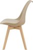Esszimmerstuhl Fläten 6er Set Kunstleder Beige [en. casa] Bild 5