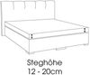 Bettwaesche-mit-Stil Mako-Satin Spannbettlaken türkis 200x200cm Bild 4
