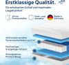 AM Qualitätsmatratzen 1000 Federn 7-Zonen Taschenfederkernmatratze 200x210 cm - 24 cm Premiumhöhe - 1.000 Federn Matratze 200x210 cm - H4 Bild 3
