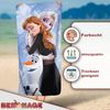 BERONAGE Strandtücher Frozen die Eiskönigin Badetuch Anna, Elsa und Olaf  60x120 cm, 100% Baumwolle (1-St), Frottee in Velours-Qualität Bild 3