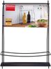 METALTEX 360855000 Balsamico-Roll Lava Gewürzregal Rollenhalter 35 x 12 x 37 cm, TouchTherm, matt schwarz Bild 3