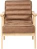 Sessel LEKNES Kunstleder Braun Bild 4