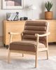 Sessel LEKNES Kunstleder Braun Bild 2