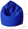 Talamo Italia - Eleganter Schlafsack, Farbe: Blau, Maße: 80 x 120 x 80 cm Bild 2