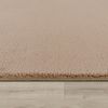 Paco Home Waschbarer Teppich Wohnzimmer Schlafzimmer Kurzflor rutschfest Flauschig Weich Moderne Einfarbige Muster, Grösse:100x200 cm, Farbe:Beige Bild 3