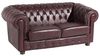 Bridgeport Sofa 2-Sitzer Wischleder Rot Buche Nussbaumfarben Bild 4