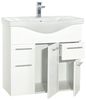 VCM Badmöbel Waschtisch Lisalo 918737 Weiß H. 81 x B. 75 x T. 45 cm Bild 4