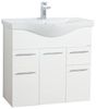 VCM Badmöbel Waschtisch Lisalo 918737 Weiß H. 81 x B. 75 x T. 45 cm Bild 2