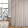 MSV Duschvorhang BERBERA Breite 180 cm, Premium Anti-Schimmel Textil-Duschvorhang, Polyester, 180x200 cm, waschbar, beige-braun, gemustert Bild 2