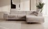 Selsey STEVIL - Ecksofa L-Sofa mit Schlaffunktion, Bettkasten, Ottomane rechts, Cordbezug Dunkelbeige Bild 2