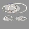 Briloner Leuchten LED Deckenleuchte, Deckenlampe dimmbar, inkl. Memoryfunktion, Drehbar, 3. 200 Lumen, Chrom-Alu, Ø 30cm, 40 W Bild 5