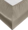 Bettwaesche-mit-Stil Mako-Satin Spannbettlaken braun 180x200cm Bild 3