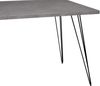 Esstisch schwarz matt graphit 140x90 cm Big System Draht-72-A 140x90 starr Bild 4