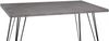 Esstisch schwarz matt graphit 140x90 cm Big System Draht-72-A 140x90 starr Bild 3