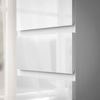 Lookway Schminktisch AURORA DOUBLE SILVER Weiß Hochglanz (1x Schminktisch, 1xSpiegel mit LED), mit Spiegel, mit LED, mit Schubladen Bild 5
