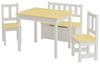 Kindertischset Lousame Kiefernholz Natur / Weiß [en. casa] Bild 4