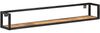 vidaXL Wandregale 2 Stk. 120 cm Raues Mangoholz 320673 Bild 3